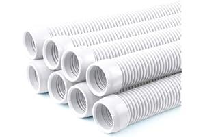 POOLWHALE Vacuum Hose/Replacement Pool Hose -1.5” 8 Hoses for Pool,Spa