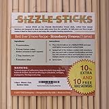 Voted#1 Extra Long Premium Bamboo Marshmallow Roasting Sticks, Kid Friendly, Perfect For Campfire, Fire Pit, S'mores, Hot Dog, Kebab 110 Sticks, 3ft Long, 10% Extra, 10 Free BBQ Skewers & Recipe
