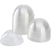 Karat C-KDL626U 98mm PET Dome Lids (Case of 1000)