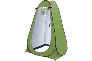 Anngrowy Pop Up Privacy Shower Tent - Portable Outdoor Camping Bathroom Toilet Changing Dressing Room - UPF40+ Waterproof