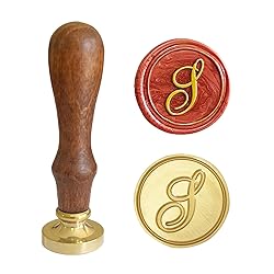MINGYUESKY Letter S Initial Alphabet Wax Seal Stamp