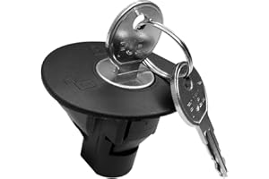 KUQUTIDY Locking Gas Cap, 8U5Z-9C268-B Fuel Tank Cap Compatible with Ford F-150 F150 Explorer Escape Fusion Focus Edge Mustan