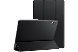 JETech Case for Samsung Galaxy Tab S11 Ultra, Translucent Back Tri-Fold Stand Protective Tablet Cover, Support S Pen Pairing,