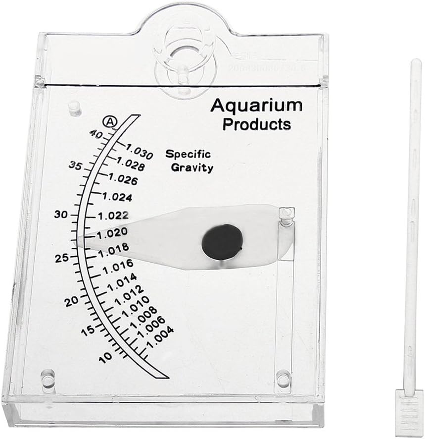 Hydrometer Salt Water Salinity Meter For Fish Tank Readable Accurate