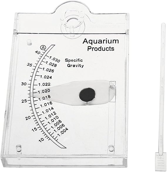 Hydrometer Salt Water Salinity Meter For Fish Tank Readable Accurate