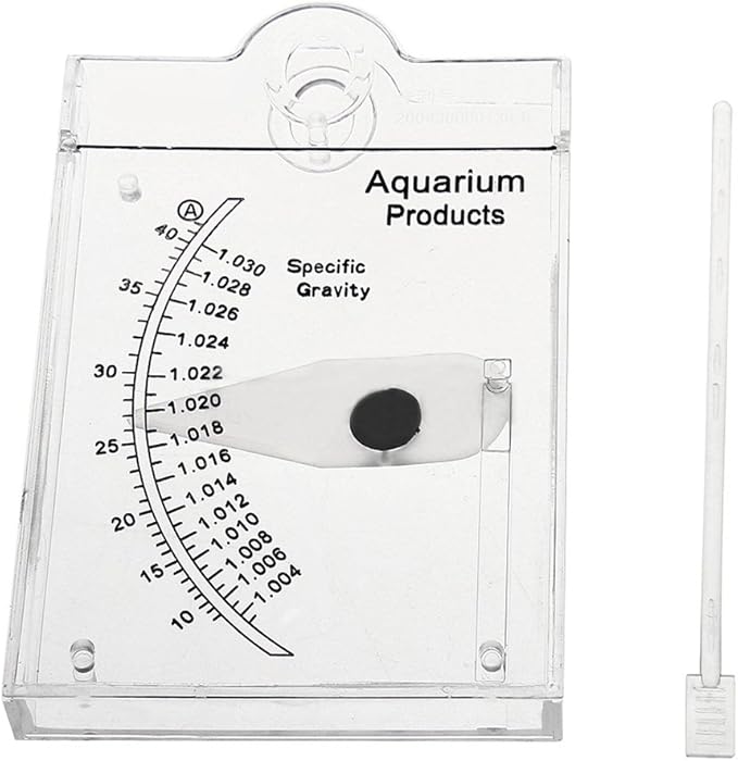 Hydrometer Salt Water Salinity Meter For Fish Tank Readable Accurate