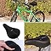[SALE]Bicycle Saddle Cover/Bicycle Seat Cover,ViMall Comfortable Silicone&Memory Foam Padded Soft Gel Relief Cycling Bicycle Bike Saddle Seat Cushion Pad Cover for Mountain/Road Biking&Race -Black
