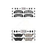 AmeriBRAKES Front Semi-Metallic Rear Ceramic Disc