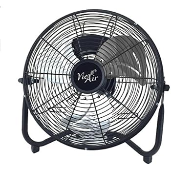 Vie Air Industrial Powerful and Quiet Heavy Duty Metal Floor Fan
