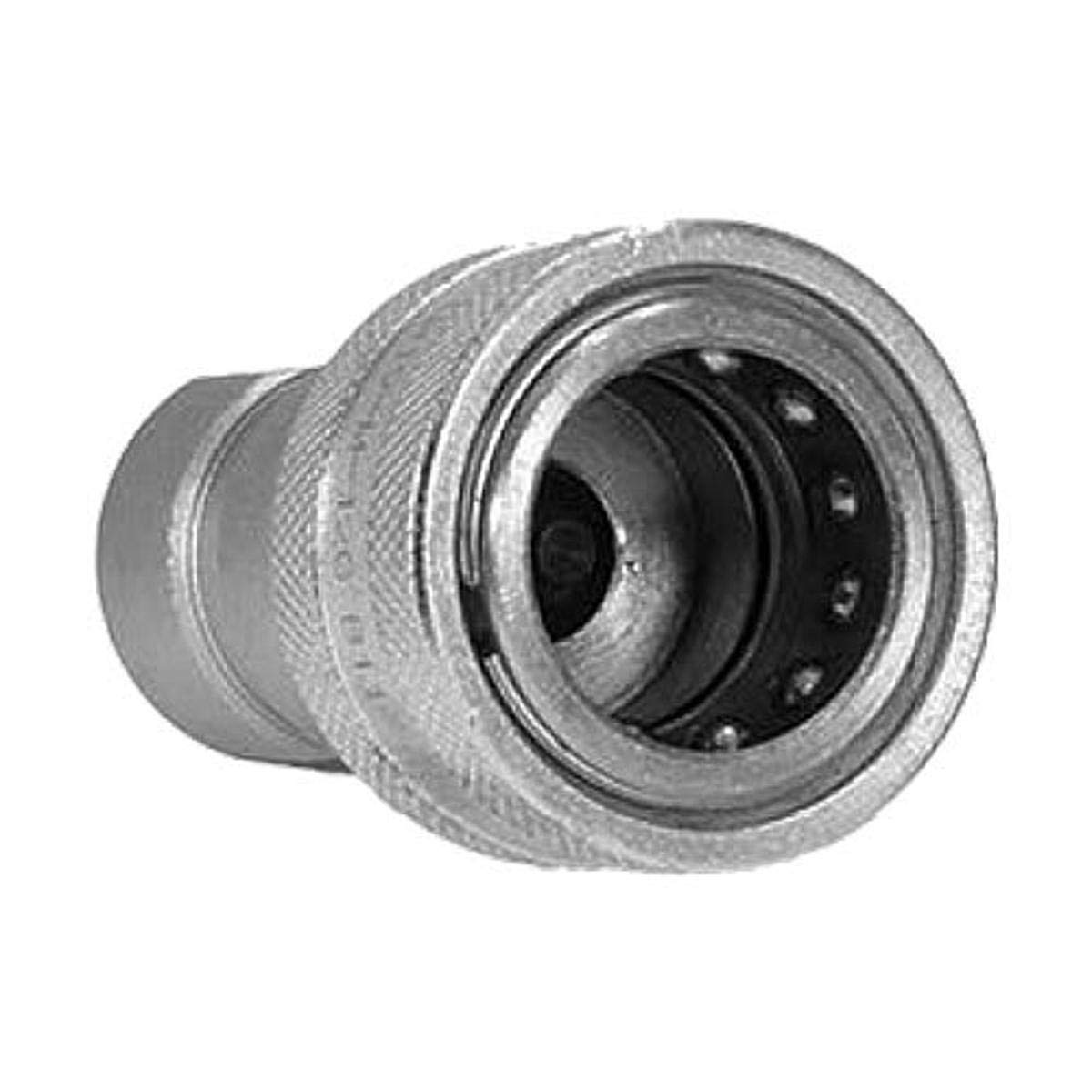 Holmbury IB10F06N ISO B Coupler, Carbon Steel, Nitrile Seals, 3/8" Female NPT Thread, 5075 PSI