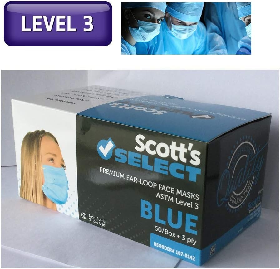 Level 3 Disposable Medical Surgical Face Masks