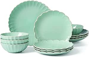 Lenox Set Piatti E Ciotole 12 Pezzi French Perle White - Gres Porcellanato Lavabile In Microonde E Lavastoviglie - 5