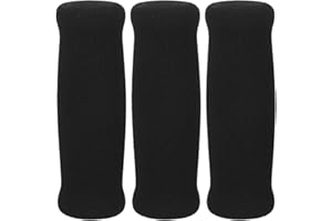 Kisangel 3pcs Foam Cane Handle Grips, 11.5cm Non-Slip Walking Canes Grips for Seniors Wraps Replacement Covers Elderly Mobili