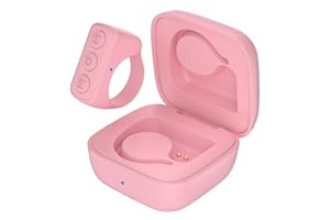 FEDNMOU Tiktok Scrolling Ring Kindle APP Page Turner - Bluetooth Scrolling Ring Camera for Shutter Selfie Recording - TIK Tok Remote Control Ring for iPhone iPad Android (Not for Kindle Devices) (Pink)