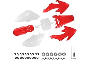 PRO BAT 7 PCs CRF50 Plastic Fender Kit XR50 Fairing Fender Kit Motorcycle Complete Fender Fairing Body Work Kit Fit for CRF 5