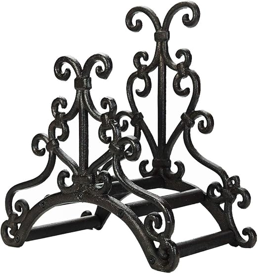 Sungmor Heavy Duty Cast Iron Garden Hose Holder Wall Mounted Water