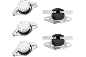 Aopin Thermal Control Switch KSD301 Normally Closed NC 10 Degrees 250V 10A Thermostat Temperature Switch 5pcs
