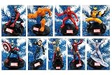 Marvel Super Hero Holiday Christmas Ornament Set - Unique Shatterproof Plastic Design by Holiday Ornaments