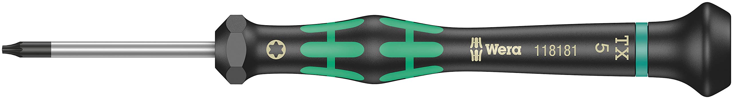 Wera 2067 Elektronik- u. Feinmechanik Torx-Schraubendreher Taille (Schraubendreher) T 5 Klingenlän — image 1