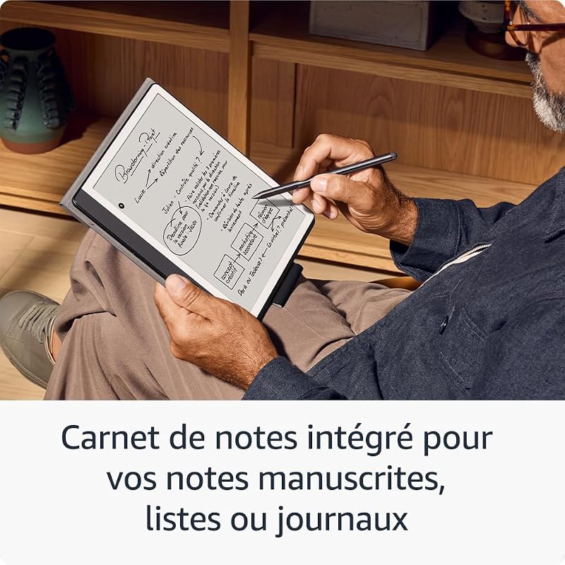 Kindle Scribe (64 Go) | Écran repensé avec bordures uniformes | Écriture dans les livres et documents |Stylet premium inclus | Vert métallisé