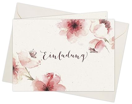 Lot De 20 Cartes Et 20 Enveloppes Cartes Dinvitation