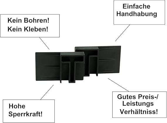 Hrb Rolladen Stopper Fenstersicherung Einbruch Gegen Hochschieben Einbruchschutz Ohne Bohren Oder Schrauben Klemmen Auch Bei Gekippten Fenster Nutzbar Amazon De Baumarkt