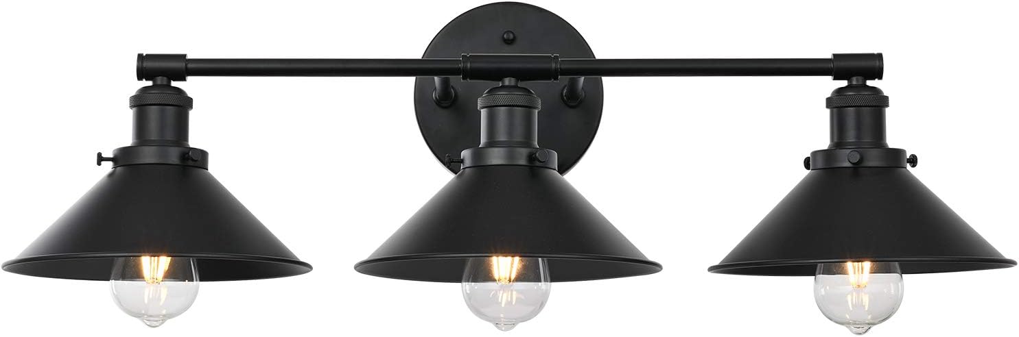 Amazon Com Passica Decor 3 Light Sconce Vintage Wall Light Industrial Vanity Lighting Fixture Retro Sconce Bathroom Living Room Home Improvement