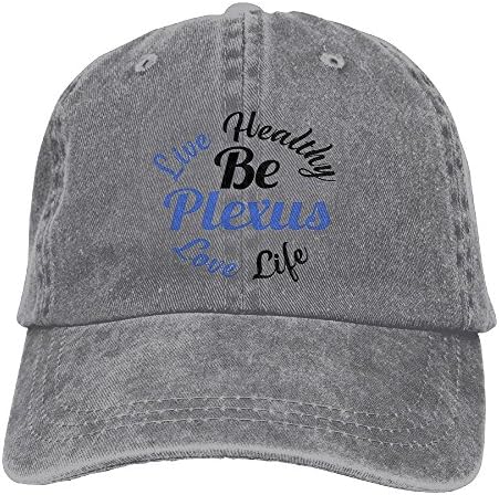 LYuehappy Live Healthy Be Plexus Love Live Adjustable Washed Cap Cowboy Baseball Hat Ash
