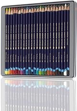 Derwent Inktense Permanent Watercolour Pencils 24 Tin Set 4mm Core view 2