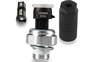CHENHO 12677836 Oil Pressure Sensor for Chevy Chevrolet Silverado 1500 2500 3500,Express,Corvette,Suburban,Avalanche,Impala,Tahoe,Trailblazer& GMC Sierra,Savana,Yukon,Envoy&Cadillac,CTS,Escalade 2003-2008
