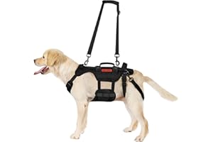 OneTigris Dog Lift Harness for Large Dogs, Dogs Support Sling for Back Legs, Pet Lifter with Handles Invictus Multifunctional