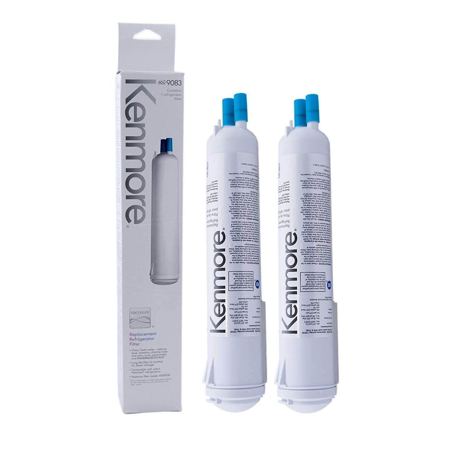 Kenmore 09083 Replacement Refrigerator Filter 9083 (Pack of 2) white