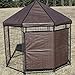 Advantek Original Pet Gazebo Outdoor Reversible Nylon Sun Shade with 4 Ball Ties