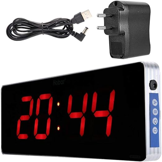 Wifehelper Digital Led Calendario Reloj Temperatura Oficina Hogar