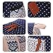 Veenajo Casual Lightweight Cute Dot Canvas Laptop Bag Shoulder Bag School Backpack (DarkBlue)