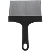 Blackstone&reg; Heavy-Duty Griddle Scraper 6 inch - Stainless Steel | Blackstone&reg; 5061 Heat-resistant Handle, Flat Top, Long Plastic Handle, Multipurpose Kitchen Food Scraper &amp; Chopper