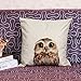 Pillow Cases,IEason Clearance Sale! Vintage Owl Cotton Linen Pillow Case Sofa Waist Throw Cushion Cover Home Decor (White)