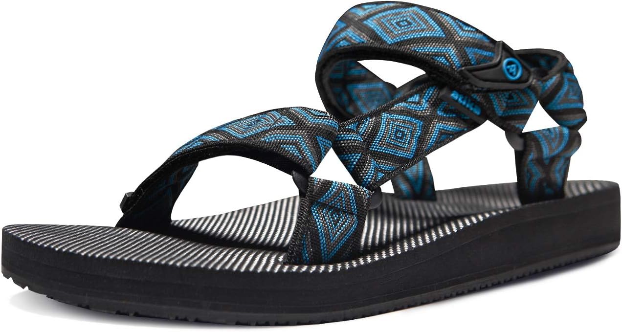 ATIKA Men's Outdoor Hiking Sandals, Open Toe Arch Support Strap Water Sandals, L | eBay