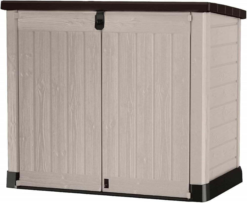 Keter Store It Out Pro Garden Storage Shed 1200L Beige Brown Weather Resistant