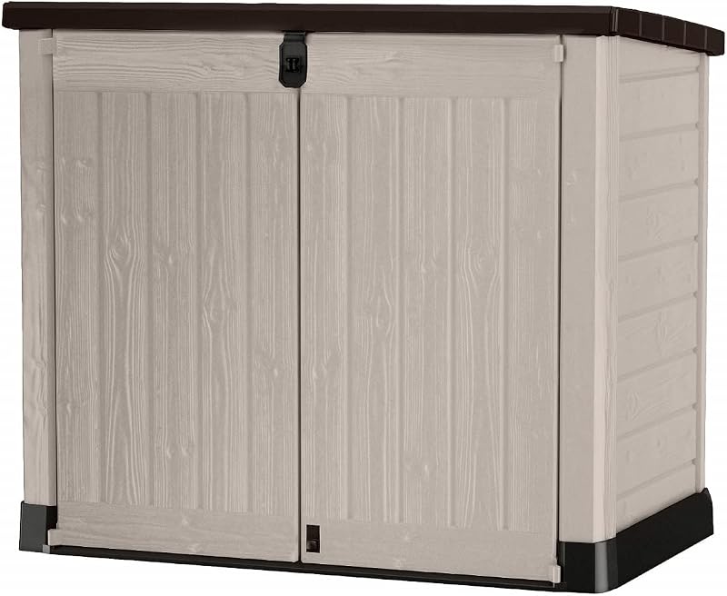 Keter Store It Out Pro Garden Storage Shed 1200L Beige Brown Weather Resistant