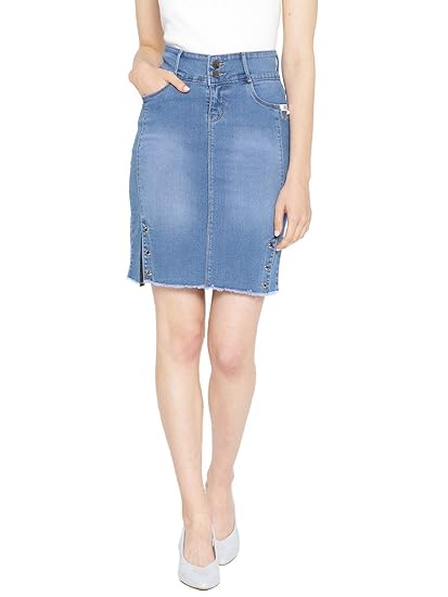 Denim blue skirt Clearance