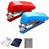 Portable Sewing Machine, Handheld Mini Sewing Machine for Beginners, 1-Second Quick Stitch, Ideal for Travel &amp; Home Use, Repair Clothes, Jeans, Leather, DIY Projects Red and Blue