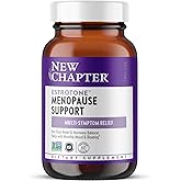 New Chapter Menopause Supplement - Estrotone Herbal Hormone Balance for Women in Perimenopause, with Black Cohosh for Hot Flash Relief & to Reduce Night Sweats + Vitex, No Added Hormones - 60 ct