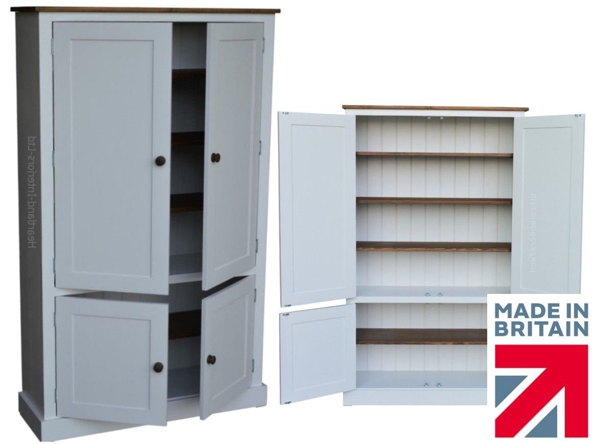 Larder Door & Our New Linear Pantry Larder Complete With Wine Rack Oak