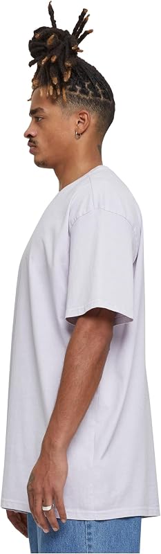 Herren T-Shirt Acid Washed Heavy Oversize Tee softlilac L