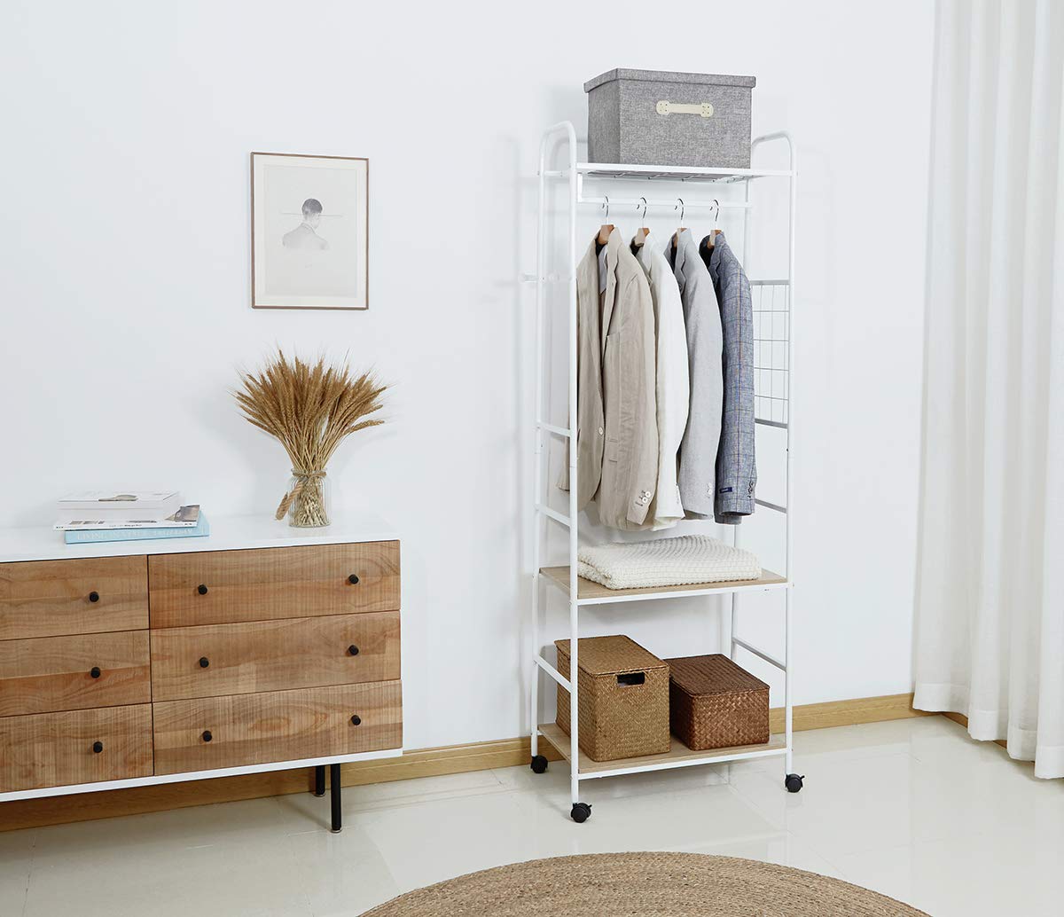 garderobe mit rollen