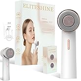 Electric Facial Cleansing Brush with Silicone and Bristle Brushheads,Gentle Electric Face Scrubber Exfoliator, Face Cleansing Brush, Face Wash Brush Machine, Rechargeable, Relief for Face Skin Issues
