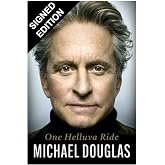 SIGNED Michael Douglas Book One Helluva Ride &amp; Certificate of Authenticity Memorabilia Autograph Auto