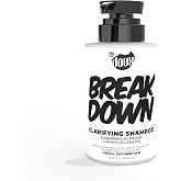The Doux BREAKDOWN Clarifying Shampoo, Vitamin E Rosemary Detox, 8 oz | Detoxes Build-Up &amp; Cleanses Oily Scalp Without Stripping Moisture, For Curly &amp; Textured Hair, Sulfate-Free Care