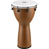 Djembe Hand Drum Circle Instrument with Synthetic Shell and Head, Alpine Series &mdash; NOT MADE IN CHINA &mdash; Easy Tuning, 2-YEAR WARRANTY